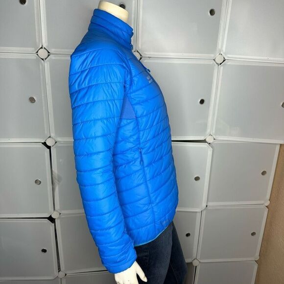 Haglofs Silversea Insulated Down Quilted Blue Puffer Jacket Size Small - Picture 11 of 11
